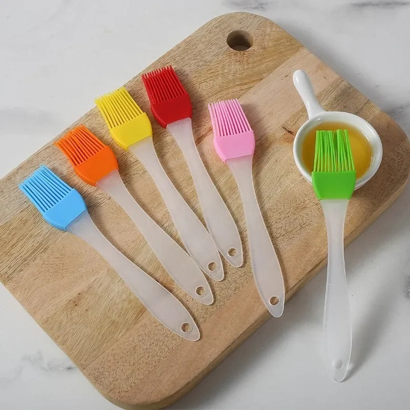🧁🔥 Heat-Resistant Silicone Kitchen Brush