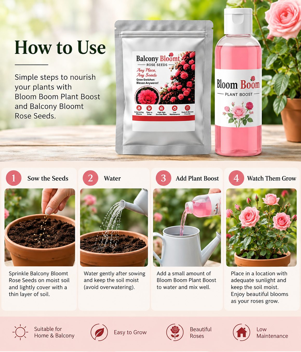 🌹 Balcony Bloom Rose Seeds™