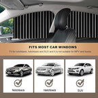 UV Protection Privacy Curtain Sliding Car Window Cover Set of 4