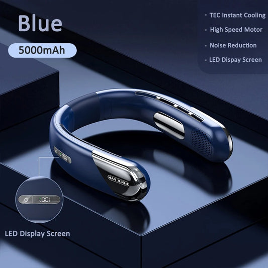 🌀🧊 Innovative Bladeless Neck Fan