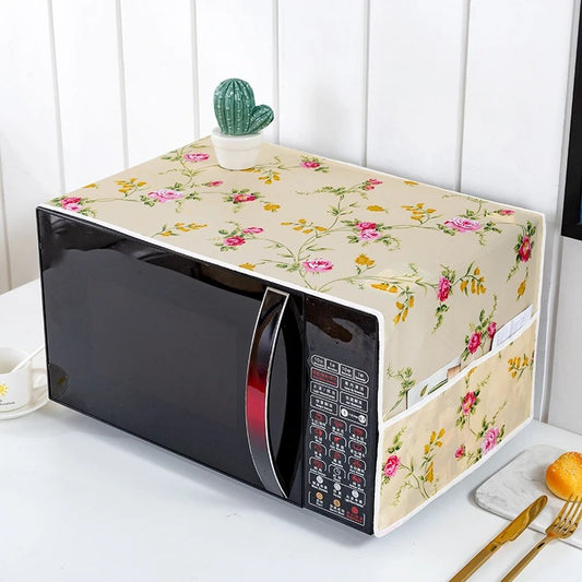 🍽️🌸Microwave Oven Cover – Style Meets Function!