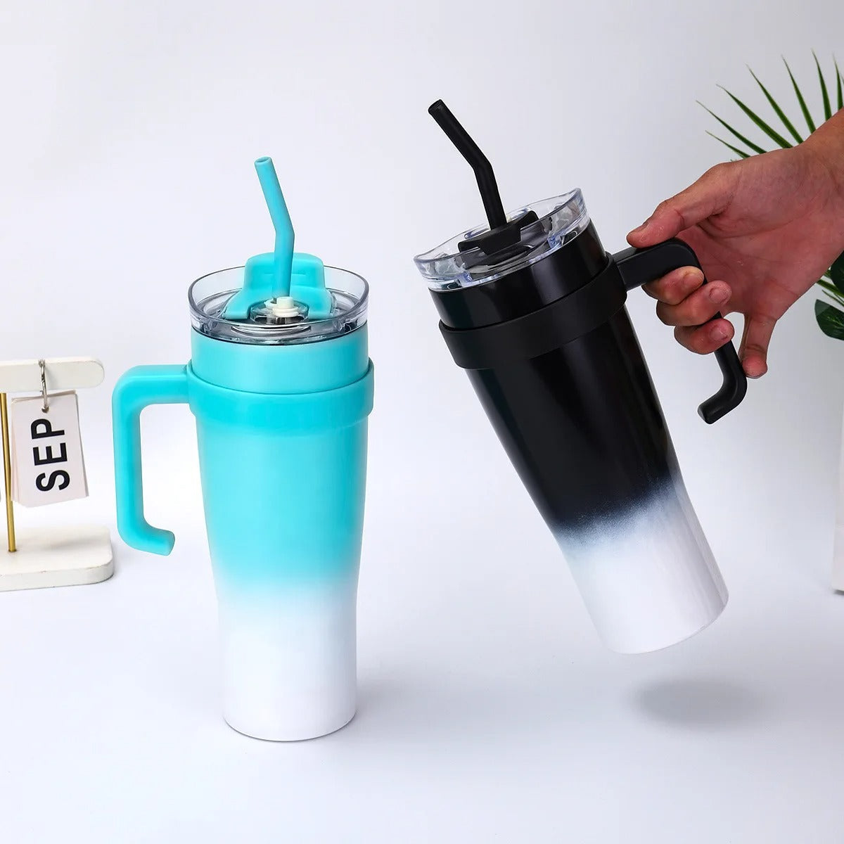 Aesthetic insulated cup, portable water cup for work and school