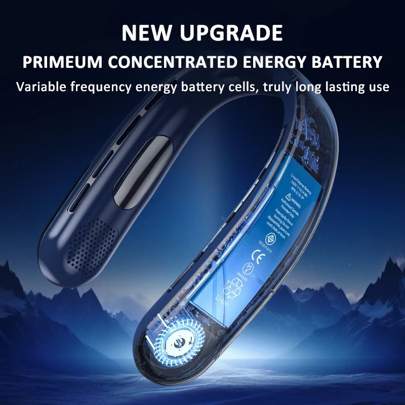🌀🧊 Innovative Bladeless Neck Fan